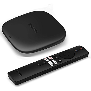Xiaomi Mi TV Box S 3nd Gen, 2GB RAM + 32GB ROM, 4K Ultra HD Streaming Reproductive, Bluetooth, Wi-Fi, 3rd Generation, Black