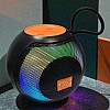 YF-811 Subwoofer Bluetooth Speaker, Portable Wireless Speaker with RGB LED Light, AUX Port, USB, Micro SD and FM Radio, Rechargeable Battery, Portable Wireless Bluetooth Speaker (Black)
