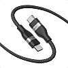 كابل USB نوع C من انكر سلك مضفر معاد تدويره 240 وات 1.8 متر بمنفذ إلى شحن سريع النوع لايفون 15 - برو بلس ماكس وماك بوك وايباد اير 4 وجالاكسي S23 والم