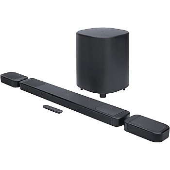 JBL BAR 1000MK2 7.1.4 Channel Soundbar with Dolby Atmos, DTS:X, Detachable Wireless Surround Speakers, 960W Output, 10
