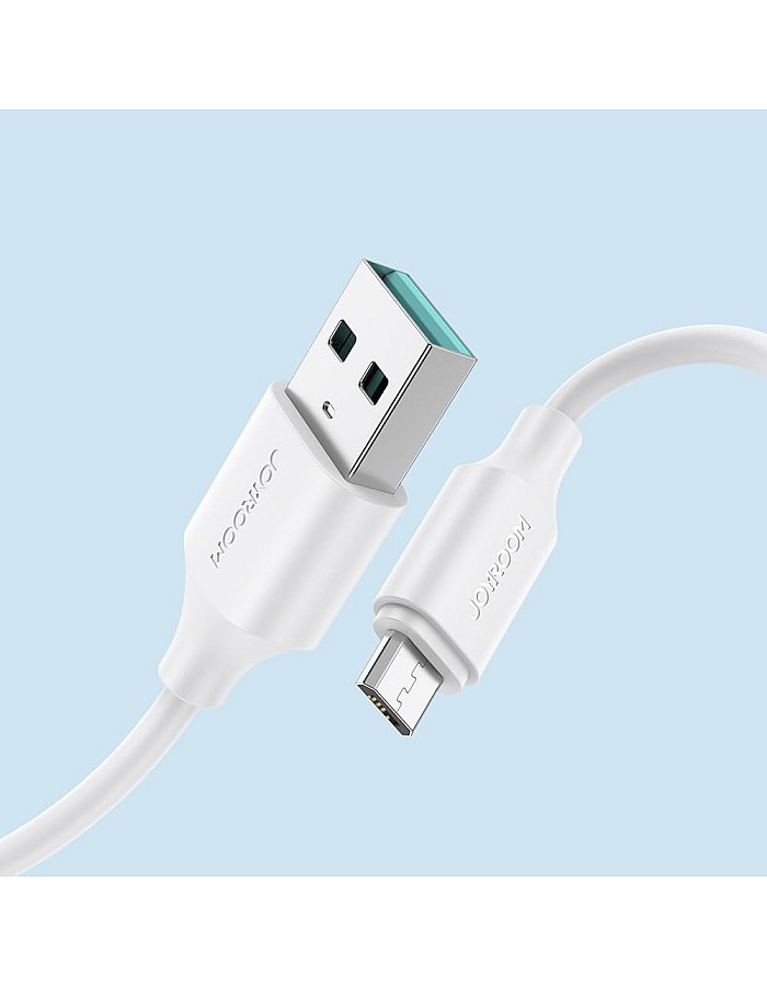 كابل بيانات للشحن السريع 3 أمبير USB نوع A إلى مايكرو بطول 1 م S-UM018A9 من جوي روم، لون أسود