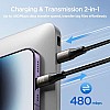 كابل من جويروم بطول 1.2 متر نوع USB متوافق مع هاتف ذكي
