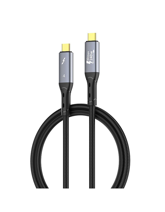 كيبل USB 4 من لدنيو 240 وات USB-سي إلى USB-سي 40 جيجابايت نقل التاريخ 8K 60 هرتز او مزدوج 4K 60 هرتز-1 م متوافق مع آيفون 15/آيفون 16/s22 الترا/s23 الترا/s24 الترا