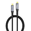 كيبل USB 4 من لدنيو 240 وات USB-سي إلى USB-سي 40 جيجابايت نقل التاريخ 8K 60 هرتز او مزدوج 4K 60 هرتز-1 م متوافق مع آيفون 15/آيفون 16/s22 الترا/s23 الترا/s24 الترا
