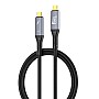 كيبل USB 4 من لدنيو 240 وات USB-سي إلى USB-سي 40 جيجابايت نقل التاريخ 8K 60 هرتز او مزدوج 4K 60 هرتز-1 م متوافق مع آيفون 15/آيفون 16/s22 الترا/s23 الترا/s24 الترا