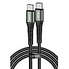 كابل شاحن USB C 60 واط نوع C إلى نوع C PD 3.0 (6.5 قدم/2 متر) من لينوك، متوافق مع ايفون 15/15 برو/سامسونج جالاكسي S23/22/Z فولد/Z فليب/جوجل بيكسل 7/ماك بوك اير