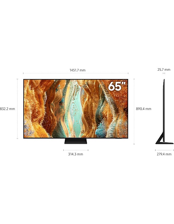 سامسونج تلفزيون سمارت نيو QLED بدقة 4K مقاس 65 بوصة QA65QN70FAUXEG (إصدار2025) – موشن اكسيليراتور تربو بلس ودولبي اتموس