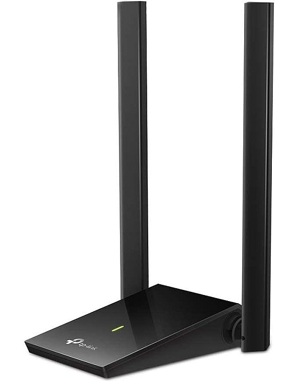 TP-Link USB WiFi Adapter for PC (Archer T4U Plus)- AC1300Mbps Dual Band Wireless Network Adapter for Desktop with 2.4GHz/5GHz High Gain 5dBi Antennas, Supports Windows 10/8.1/8/7, Mac OS