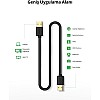 UGREEN USB 2.0 A Male Nickel-Plated Data Charger Cable with 480Mbps Transfer Speed, 1M - Black