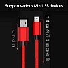 USB Cable A-Male to Mini-B Cord USB 2.0 Charger Cable for Digital Camera MP3 Player Receiver USB to USB Cable Cell Phone Accessories