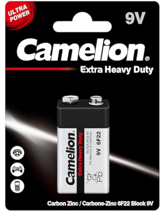 Camelion 9V Extra Heavy Duty Battery