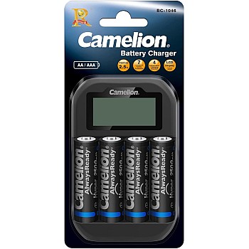 Camelion battery charger bc 1046 + aa 2100mah bp4