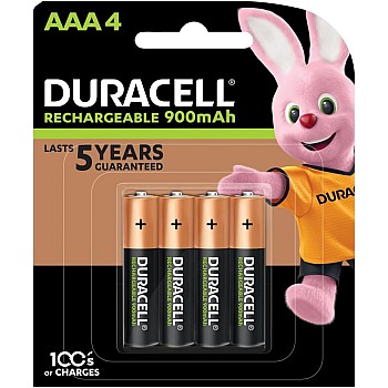 Duracel Rechargeable AAA 4 900mAh