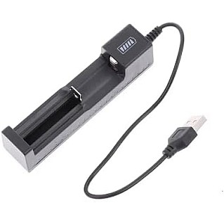 Generic USB Battery Charger 1cell for 16340/14500/18650/26650 (3.7 Volts)
