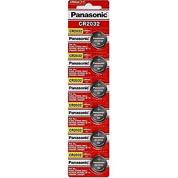 Panasonic CR2032 Battery Lithium cr-2032 3V Coin Cell pack of 6 batteries
