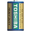Toshiba R20KG-SL(B) SP2TCX Heavy Duty Carbon Zinc Batteries, 1.5V, 2 Pack