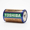 Toshiba R20KG-SL(B) SP2TCX Heavy Duty Carbon Zinc Batteries, 1.5V, 2 Pack