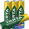 VARTA Batteries AAA, rechargeable, pack of 4, Recharge Accu Phone, Akku, 800 mAh Ni-MH, ready to use, suitable for cordless phones