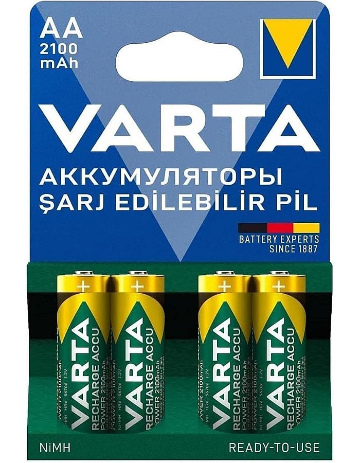 Varta AA Rechargeable Batteries 2100mAh (4pcs)