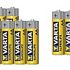 Varta Superlife Zinc Carbon Battery Set, 1.5 Volts, Size AA - 12 Batteries