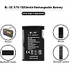 XHDATA BL-5C 3.7V 1020mAh Rechargeable Battery for Radio 2 Pieces