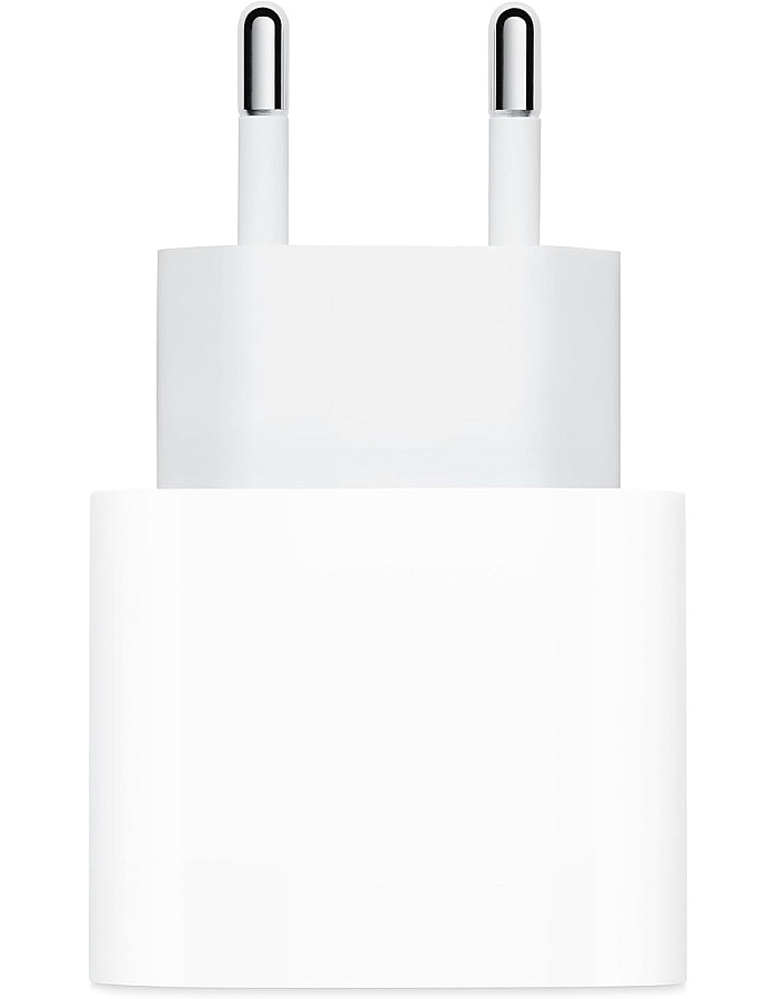 محول شاحن ابل 20 وات منفذ USB-C، أبيض