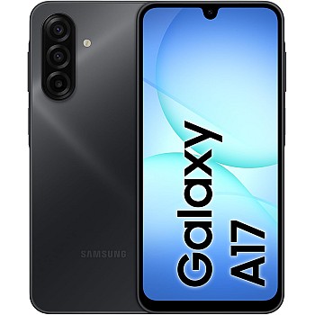Samsung Galaxy A17 LTE, Android Smartphone, 128GB Storage, 6GB RAM, Black, 6x OS Upgrades, Large Display, 50MP OIS Camera - 1 Year Warranty/Local Version