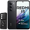 XIAOMI Redmi 15-4G 8+256 GB Smartphone, Black, Screen from 6.9 Inch 120 Hz, Dual Camera 50MP, Snapdragon 685, 7000 mAh, Charger included - 18 months warranty
