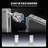NEEWER Quick Release Side Handle with Detachable Bluetooth Shutter, Anti Off Cold Shoe, 360° Rotation, Compatible with 16 Pro 16 Pro Max S25 Ultra Cage Accessories, Silver + Gray, PA045E