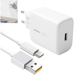 65W Fast Charger for Oppo Supervooc, with 1.5M USB C Cable, Compatible with Find X7/X6/X5/X3/X2 Pro Reno 11/10/8/7/6, A96/A94/A77, USB-C Charge