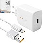65W Fast Charger for Oppo Supervooc, with 1.5M USB C Cable, Compatible with Find X7/X6/X5/X3/X2 Pro Reno 11/10/8/7/6, A96/A94/A77, USB-C Charge