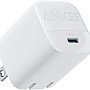 Anker 313 GaN 30W Foldable Charger PIQ 3.0 Durable Compact Fast Charger for iPhone 15/15 plus/15 Pro/15 Pro Max/14/13, Galaxy, Pixel 6/7, iPad/iPad Mini (Cable Not Included) (White)