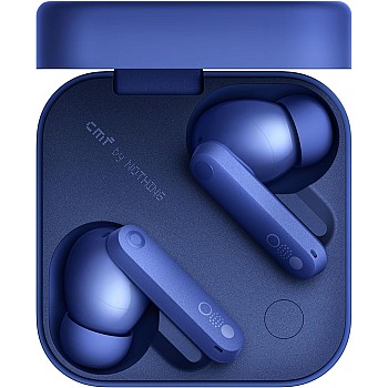 CMF Buds Pro 2 Wireless Earbuds with Smart Dial, 50dB Hybrid Noise Cancelling Earbuds Wireless Bluetooth 5.3, 11mm Bass with LDAC, 6 Hi-Res Audio Mics, 43H Playtime, Fast Charging Case, Blue