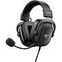 سماعات راس للالعاب H2002d من هافيت لاجهزة بلاي ستيشن 4 وبلاي ستيشن 5 والكمبيوتر وXbox Series X|S وXbox One مع ميكروفون - مشغلات 53 ملم - اطار الومنيوم متين