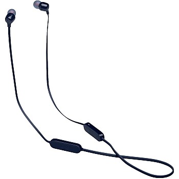 JBL Tune 125 Bluetooth Wireless Neckband Earphones with Noise Cancelling, Microphone, 8H Battery Life, Quick Charge, Magnetic Earbuds, Multi-Point Connection - Blue | 1 Year Local warranty