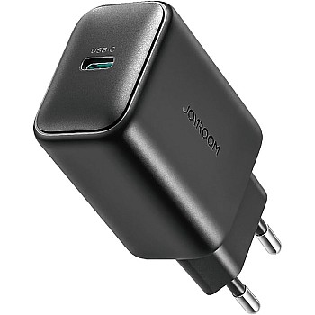Joyroom JR-TCF23 25W Fast Charger High-Speed Power Adapter – Black EU Plug | 12 Months Warranty
