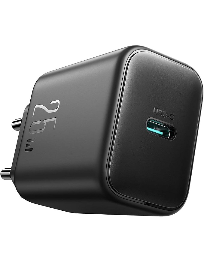 شاحن من جوي روم بتقنية USB-C، متوافق مع هواتف سامسونج وآيفون والأجهزة المحمولة، بمنفذ واحد