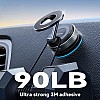 Joyroom JR-ZS501 Magnetic Car Phone Holder Dashboard Mount; Premium Ultra-Strong Magnet with Effortless One-Handed Mounting; Stable & Secure 360° Rotation Magnetic Phone Bracket – Black.