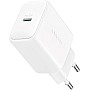 Joyroom JR‑TCF20 20W USB‑C PD Fast Wall Charger Adapter – USB‑C Power Delivery & Quick Charge 3.0, Compact Safe Charging with Low Heat, White | 12‑Month Warranty