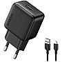 Oraimo OCW-1111EM Fast Charging Wall Charger With Micro Cable – Compact 2A USB Power Adapter, Universal Compatibility, Stable & Safe Charging for Smartphones, Tablets & More – Black