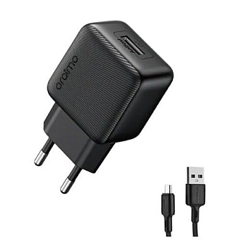 محول ذكي يثبت في الحائط OCW-1112CE سريع الشحن مع كابل نوع سي، شاحن USB عالي الكفاءة، محول طاقة مدمج وآمن للموبايلات وأجهزة التابلت من اورايمو - ل