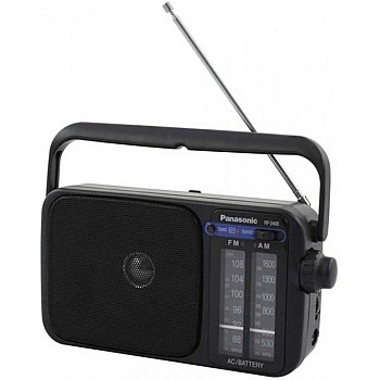 Panasonic RF-2400D High Quality Digital Portable Radio AM FM - Black