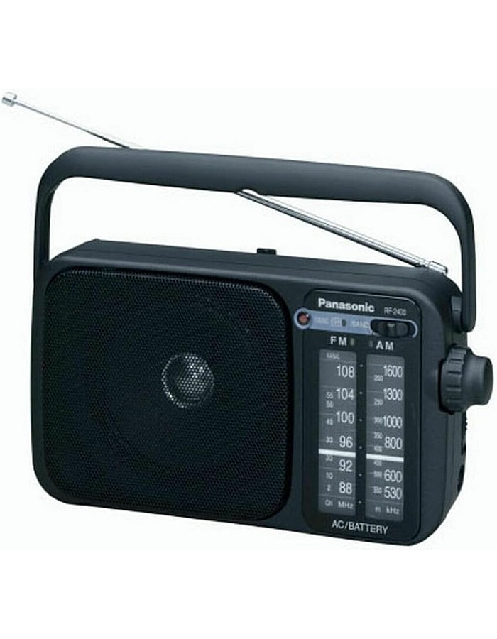 راديو رقمي محمول عالي الجودة من باناسونيك RF-2400D - اسود
