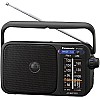 راديو رقمي محمول عالي الجودة من باناسونيك RF-2400D - اسود