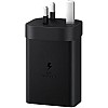 Samsung 65W PD Power Adapter Trio 2 x USB C & 1 x USB A Black UK Plug - EP-T6530NBEGGB