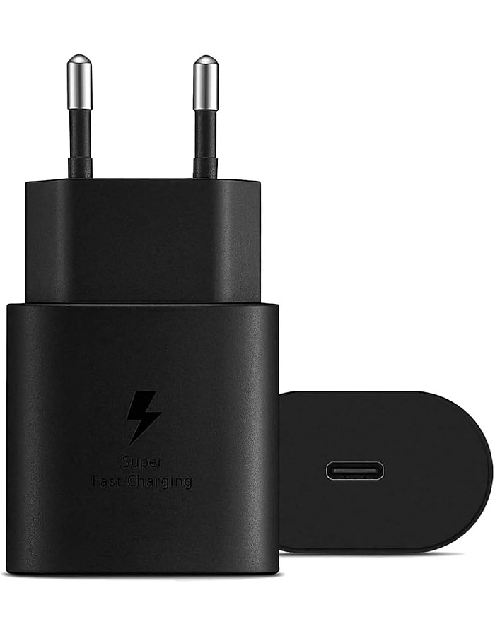 Samsung USB-C Power Adaptive EU Wall Charger Fast Charging 25W - Black