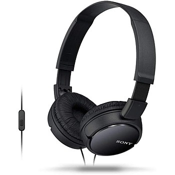 Sony mdrzx110apblack wired headphones - black Headset Wired