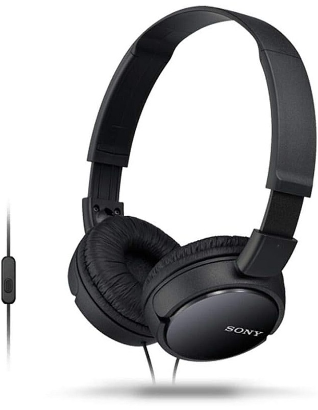سماعات راس سلكية من سوني mdrzx110apblack - اسود