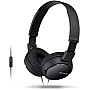 سماعات راس سلكية من سوني mdrzx110apblack - اسود