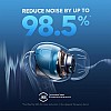 Soundcore Liberty 4 NC Earbuds, 98.5 Percent Noise Reduction, Adaptive Cancelling To Ears And Environment, Hi-Res Sound, 50H Battery, Wireless Charging, Bluetooth 5.3 Navy Blue -18 Months Warranty